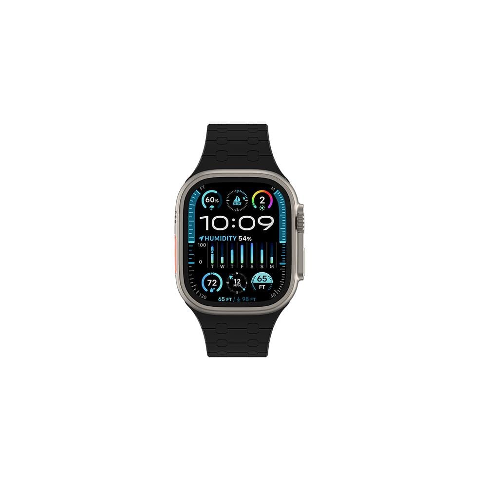 Apple Watch 10 46mm Amazingthing Smoothie Sport Magnetik Tak Çıkar Silikon Strap Kayış