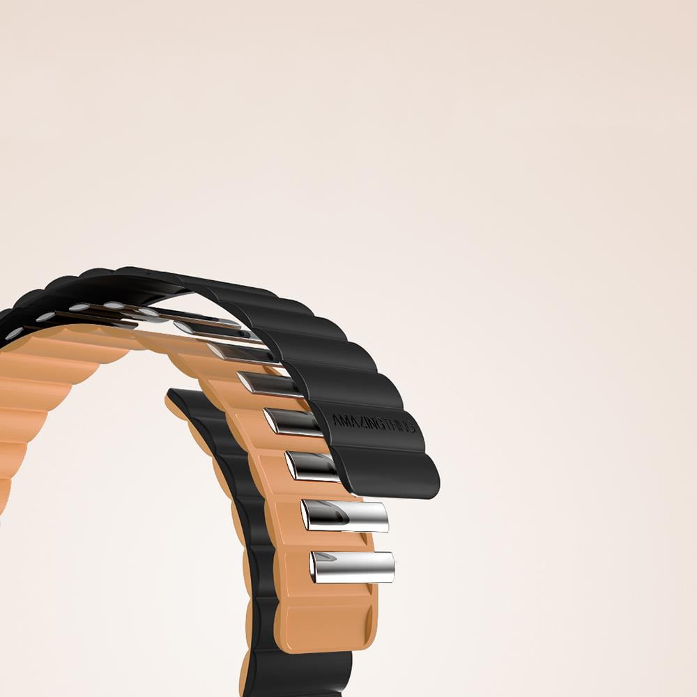 Apple Watch 10 46mm Amazingthing Smoothie Mag Magnetik Tak Çıkar Silikon Strap Kayış