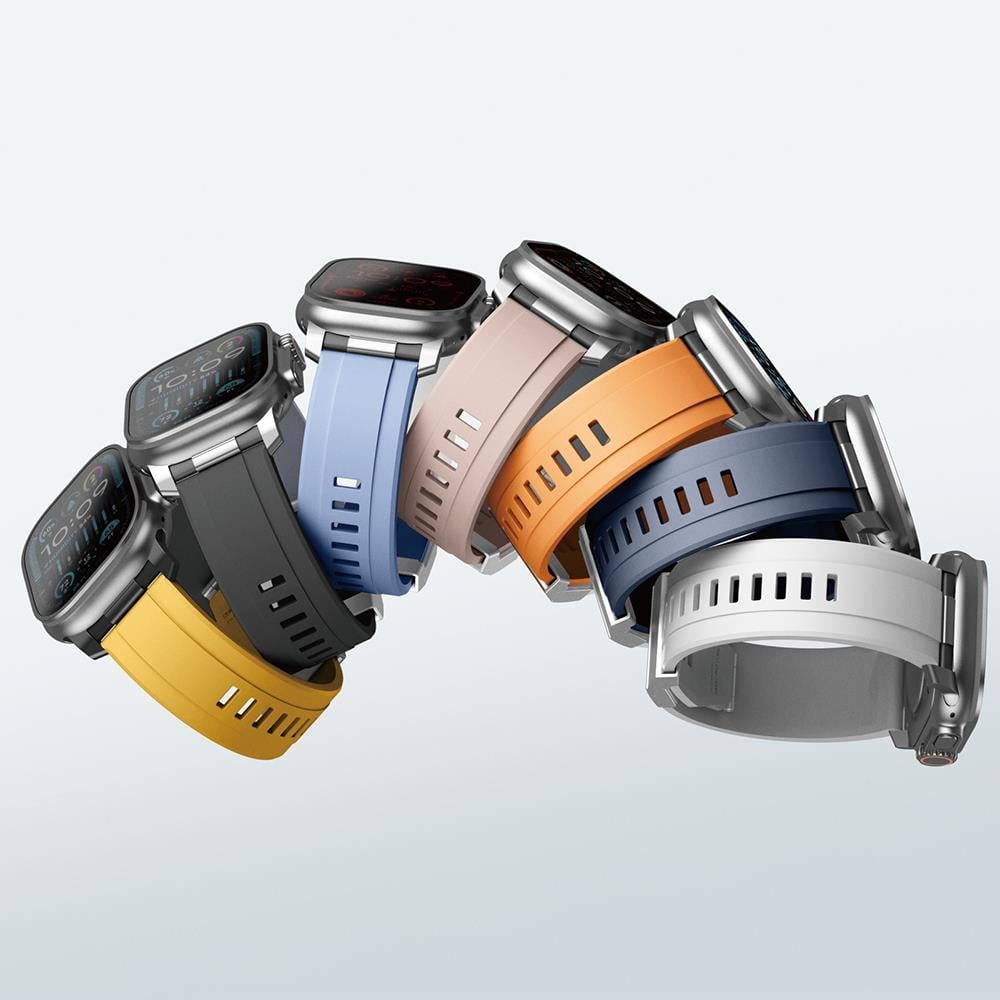 Apple Watch 10 46mm Amazingthing Titan Chrono Silikon Kordon