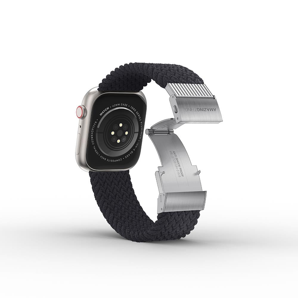 Apple Watch 10 46mm Amazingthing Titan Weave Örgü Sport Kordon
