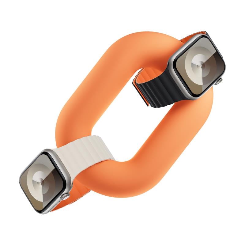 Apple Watch 38mm Benks Magnetik Tak Çıkar Silikon Strap Kayış