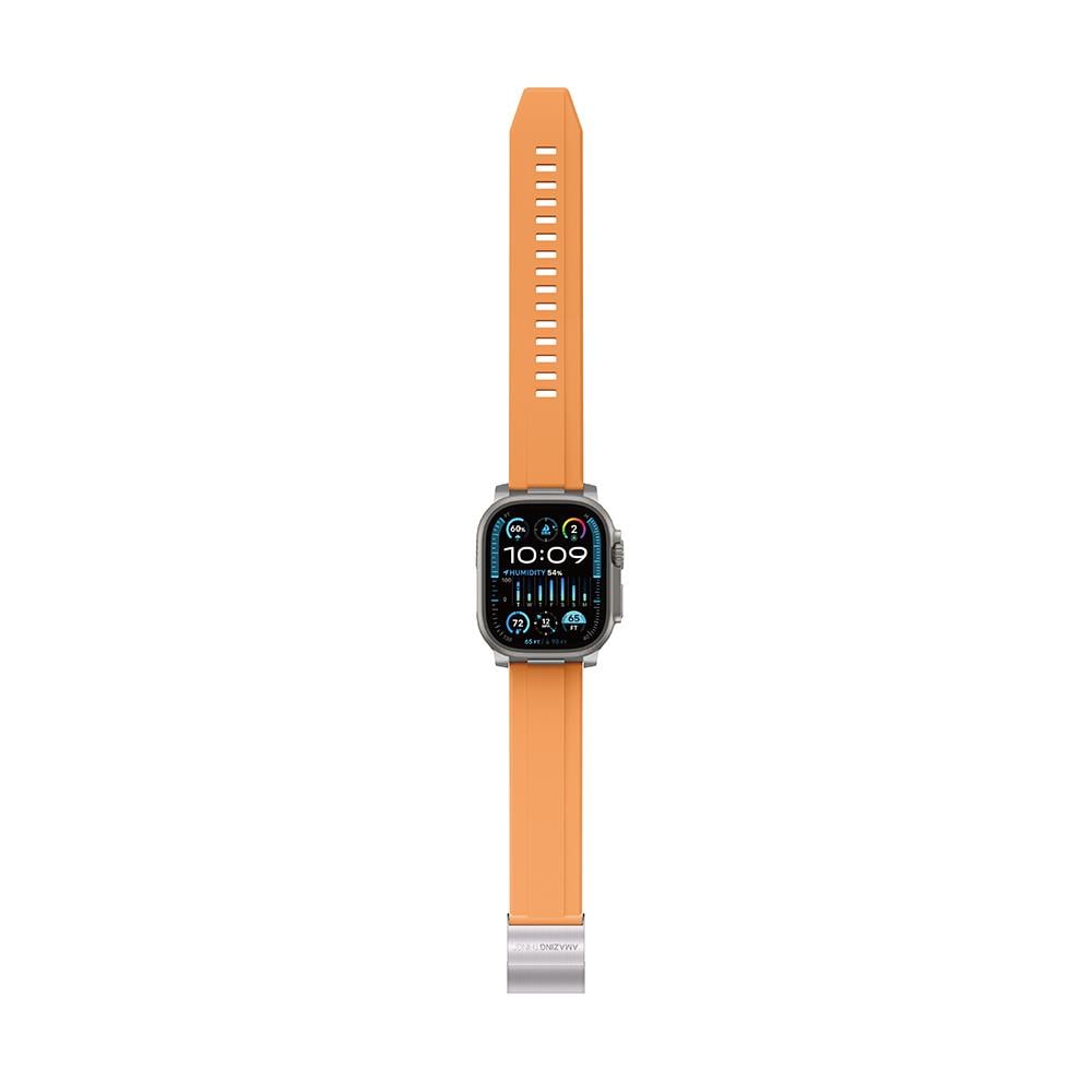 Apple Watch 42mm Amazingthing Titan Chrono Silikon Kordon