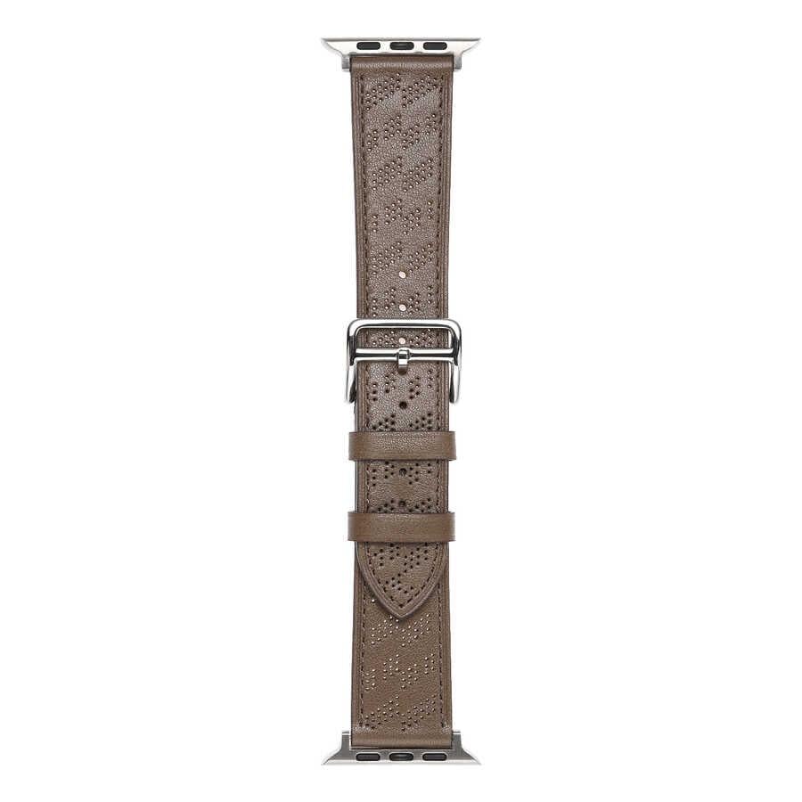 ​​​Apple Watch 44mm KRD-76 PU Deri Kordon Strap Kayış