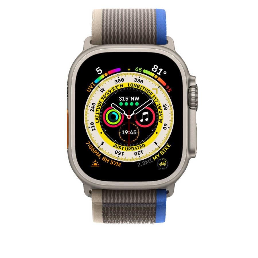 Apple Watch 44mm Wiwu Trail Loop Naylon Örgü İşlemeli Hasır Kordon Strap Kayış