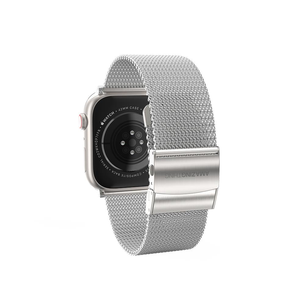 Apple Watch 7 41mm Amazingthing Titan Metal Hasır Kordon