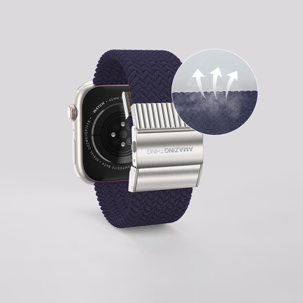 Apple Watch 7 41mm Amazingthing Titan Weave 2 Sport Örgü Kordon