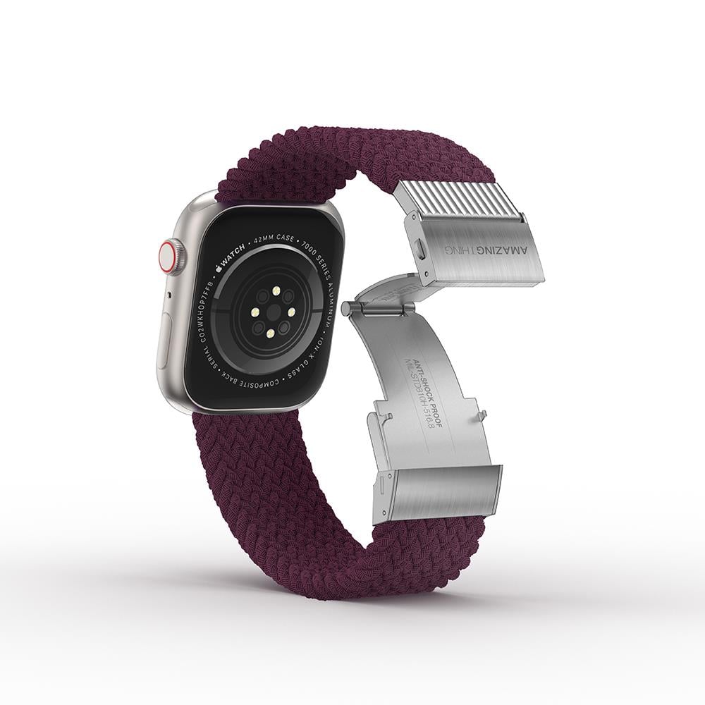Apple Watch 7 45mm Amazingthing Titan Weave Örgü Sport Kordon