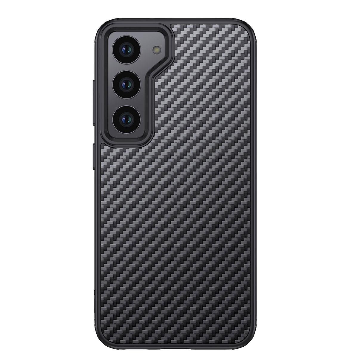 Galaxy S23 Kılıf Aramid Karbon Fiber M-safe Özellikli Wlons Radison Kapak