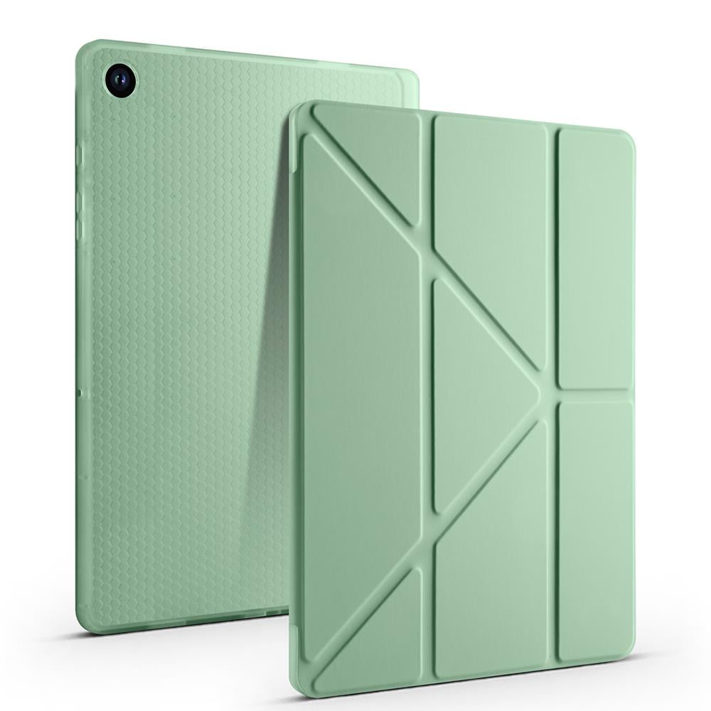 Galaxy Tab A11 Plus Kılıf Zore Tri Folding Kalem Bölmeli Standlı Kılıf