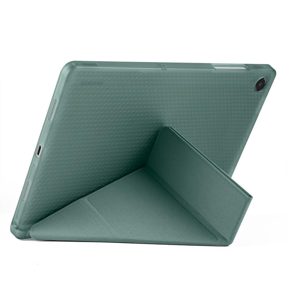 Galaxy Tab A11 Plus Kılıf Zore Tri Folding Kalem Bölmeli Standlı Kılıf