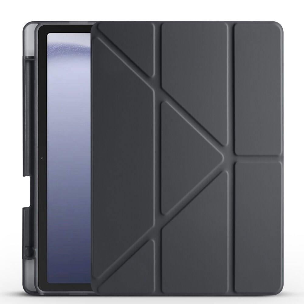 Galaxy Tab A9 Plus Kılıf Zore Tri Folding Kalem Bölmeli Standlı Kılıf