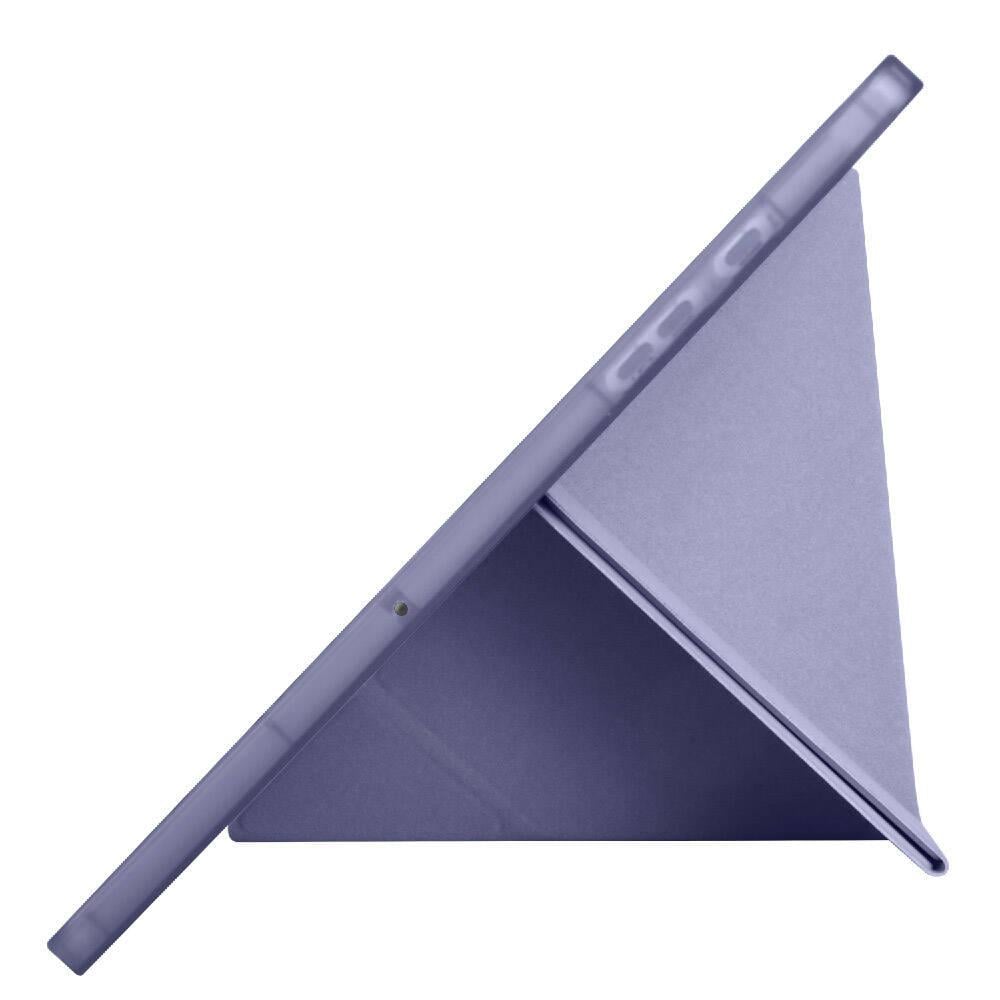 Galaxy Tab A9 Plus Kılıf Zore Tri Folding Kalem Bölmeli Standlı Kılıf
