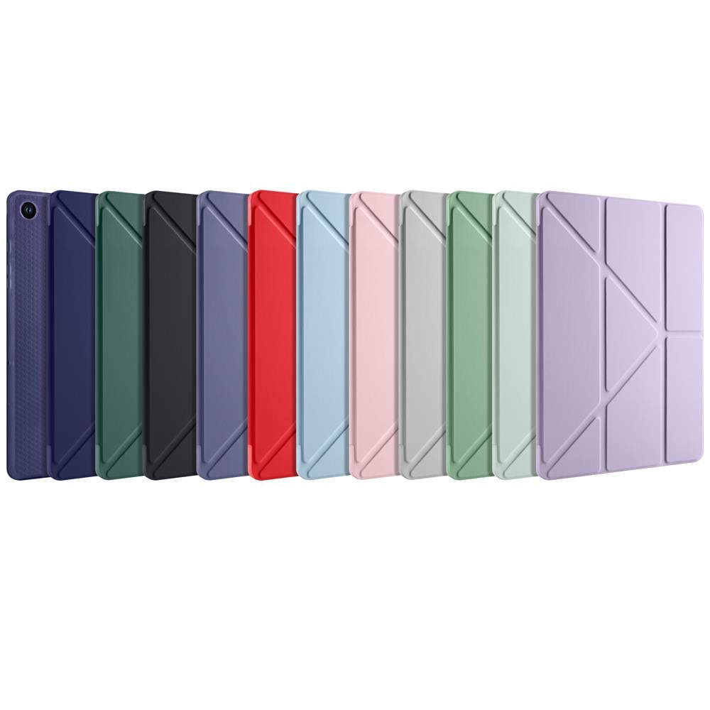 Galaxy Tab A9 Plus Kılıf Zore Tri Folding Kalem Bölmeli Standlı Kılıf