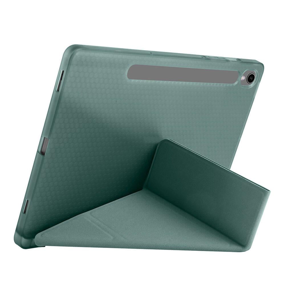 Galaxy Tab S10 Lite Kılıf Zore Tri Folding Kalem Bölmeli Standlı Kılıf