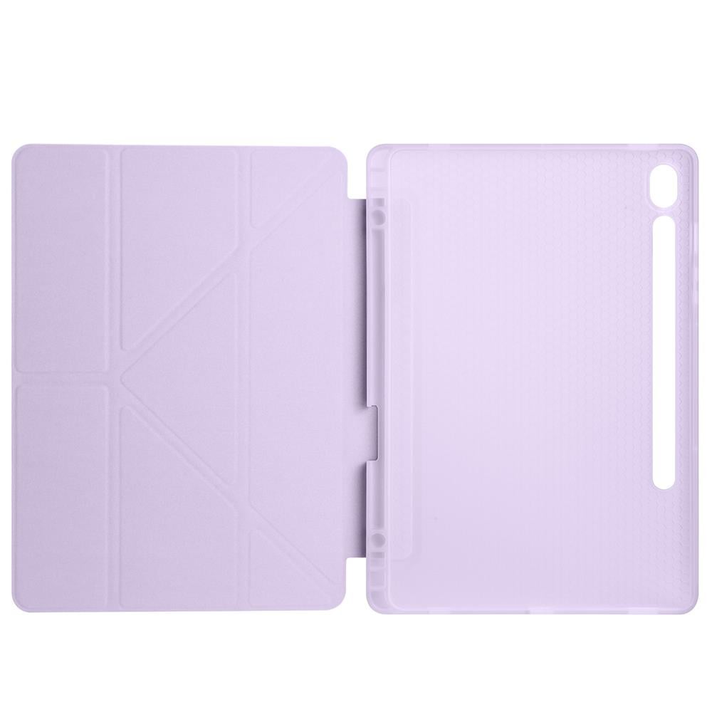 Galaxy Tab S9 Kılıf Zore Tri Folding Kalem Bölmeli Standlı Kılıf
