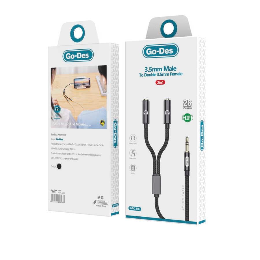 ​Go Des GAC-218 3.5mm Aux Çoğaltıcı