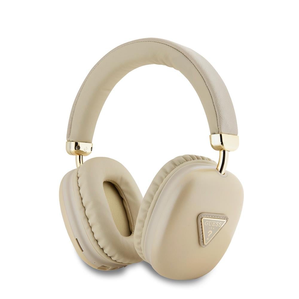 Guess Orjinal Lisanslı PU Üçgen Logolu Kulak Üstü Bluetooth Kulaklık