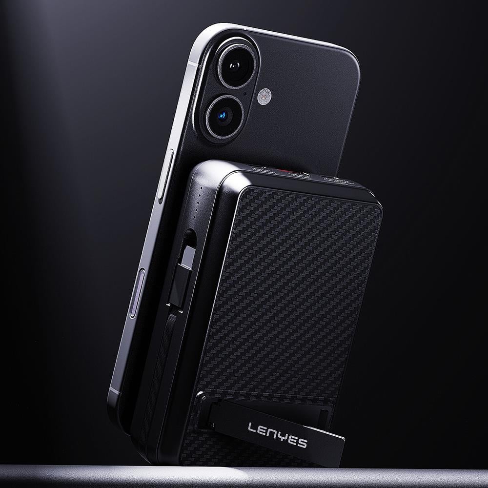 Lenyes PX274D PD 22.5W Standlı M-safe Şarj Özellikli Wireless Powerbank 15W 20000mAh