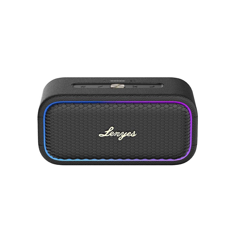 Lenyes S891 RGB Işıklı Taşınabilir Su Geçirmez OTG-TWS Bluetooth Hoparlör v5.3 80W