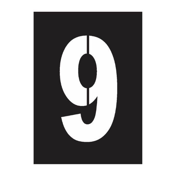 Numaralandırma Boyama Şablonu (10 Rakam)SBL-07-001569Otopark Numaralandırma, Boyama Şablonu (10 Rakam)