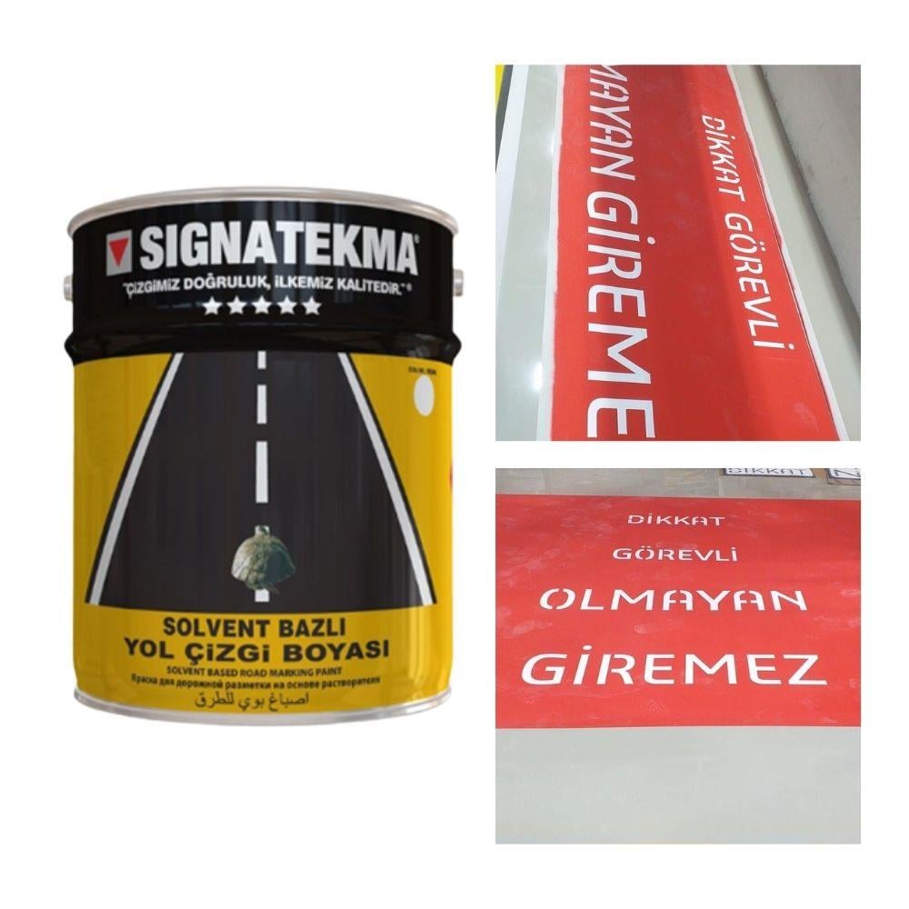 Akrilik Kırmızı Yol Çizgi Boyası 25 Kg – RAL 3020SBO 2320 10Kırmızı Akrilik Yol Çizgi Boyası 25 kg – RAL 3020