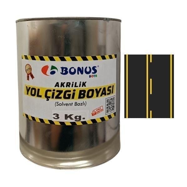 Sarı Yol Çizgi Boyası Boyası 3 KgBN 1050 03 1023Sarı Yol Çizgi Boyası 3 kg