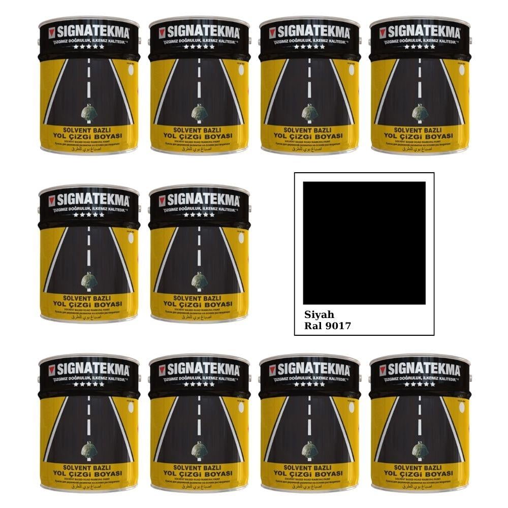 Alkid Esaslı Siyah Yol Çizgi Boyası 25 Kg x 10’lu Set | Ekonomik PaketSBO-3200-10-9017-SET10Siyah Yol Çizgi Boyası 25 Kg x 10'lu Ekonomik Set – Alkid Esaslı