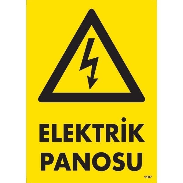 Elektrik Panosu Uyarı LevhasıİSG-1107-2535SElektrik Panosu Uyarı Levhası