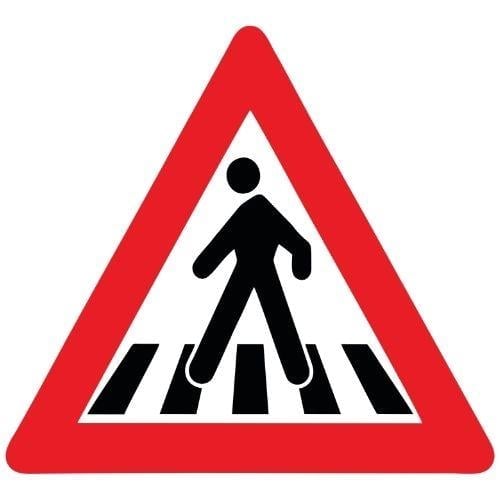 Yaya Geçidi Uyarı Levhası T-11T-11-30NYaya Geçidi Uyarı Levhası T-11