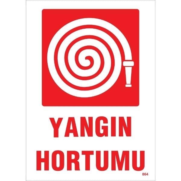 Yangın Hortumu  Uyarı LevhasıİSG-864-2535SYangın Hortumu  Uyarı Levhası