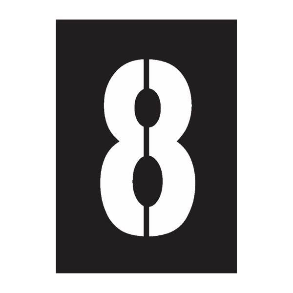 Numaralandırma Boyama Şablonu (10 Rakam)SBL-07-001569Otopark Numaralandırma, Boyama Şablonu (10 Rakam)