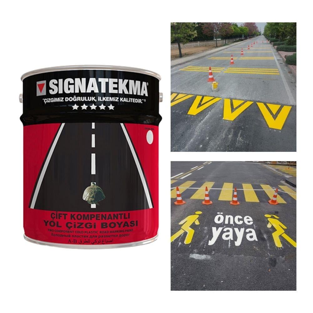 Sarı Çift Kompenantlı Yol Çizgi Boyası 25 kgMF21 sarıSarı Çift Komponentli Yol Çizgi Boyası 25 kg