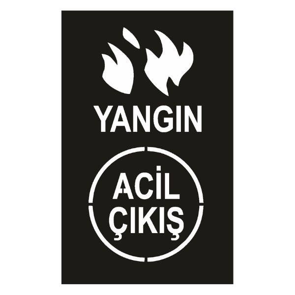 Acil Çıkış ve Yangın Figürlü Boyama ŞablonuSBL-07-001594-1Acil Çıkış ve Yangın Figürlü Boyama Şablonu