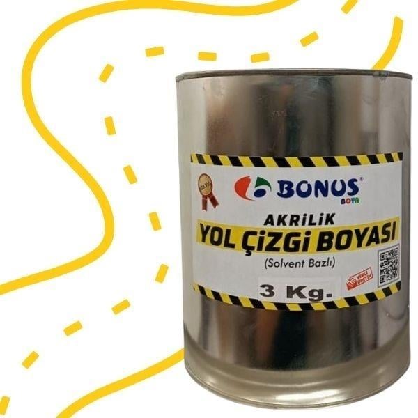 Sarı Yol Çizgi Boyası Boyası 3 KgBN 1050 03 1023Sarı Yol Çizgi Boyası 3 kg
