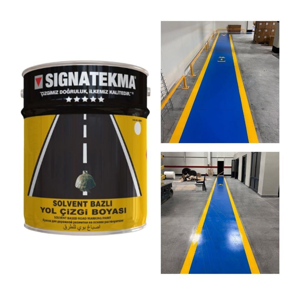 Akrilik Mavi Yol Çizgi Boyası 25 Kg | MMA Esaslı Dayanıklı Zemin BoyasıSBO 2515 10Mavi Akrilik Yol Çizgi Boyası 25 kg – RAL 5015