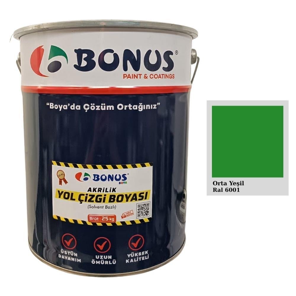 Orta Yeşil Zemin Boyası 25 Kg – RAL 6001HTBOYA093Orta Yeşil Akrilik Zemin Boyası 25 Kg – RAL 6001