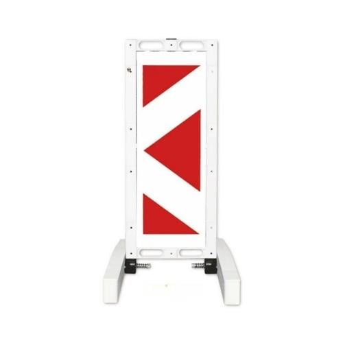 Katlanır Uyarı Levhalı Yol Bariyeri 42x110 cm