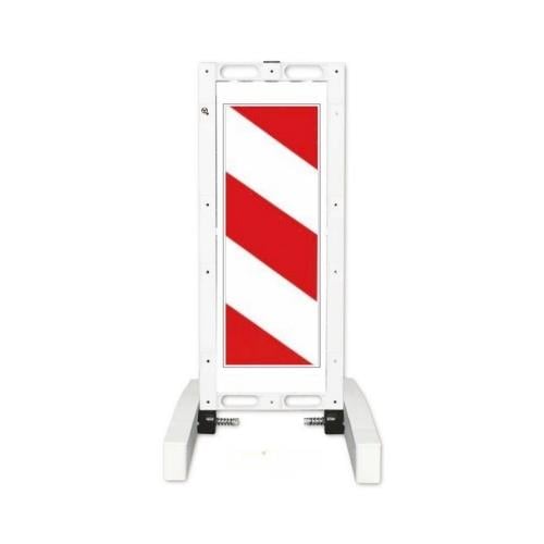 Sağa Yönlendirme Katlanır Uyarı Levhalı Yol Bariyeri 42x110 cm
