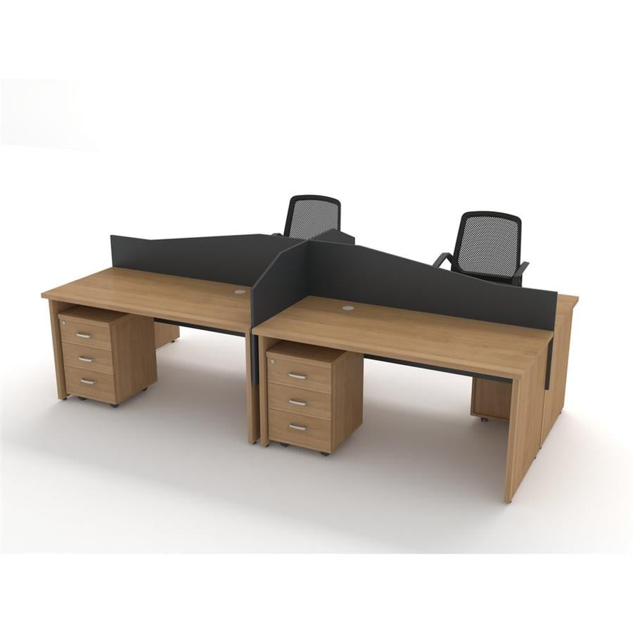 Ecoray 4'li Workstation 242CM (Kesonsuz)