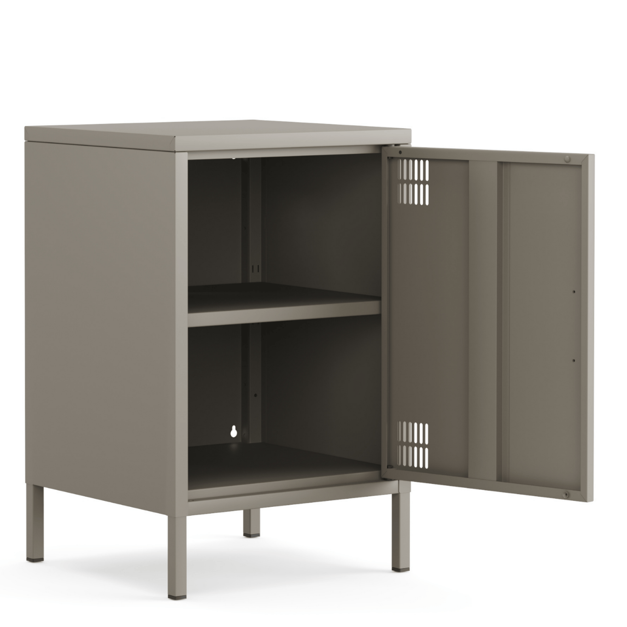 Pera Komodin Kapaklı 41,5 x 40 x 64,50 cm - Ral 7039 Antrasit