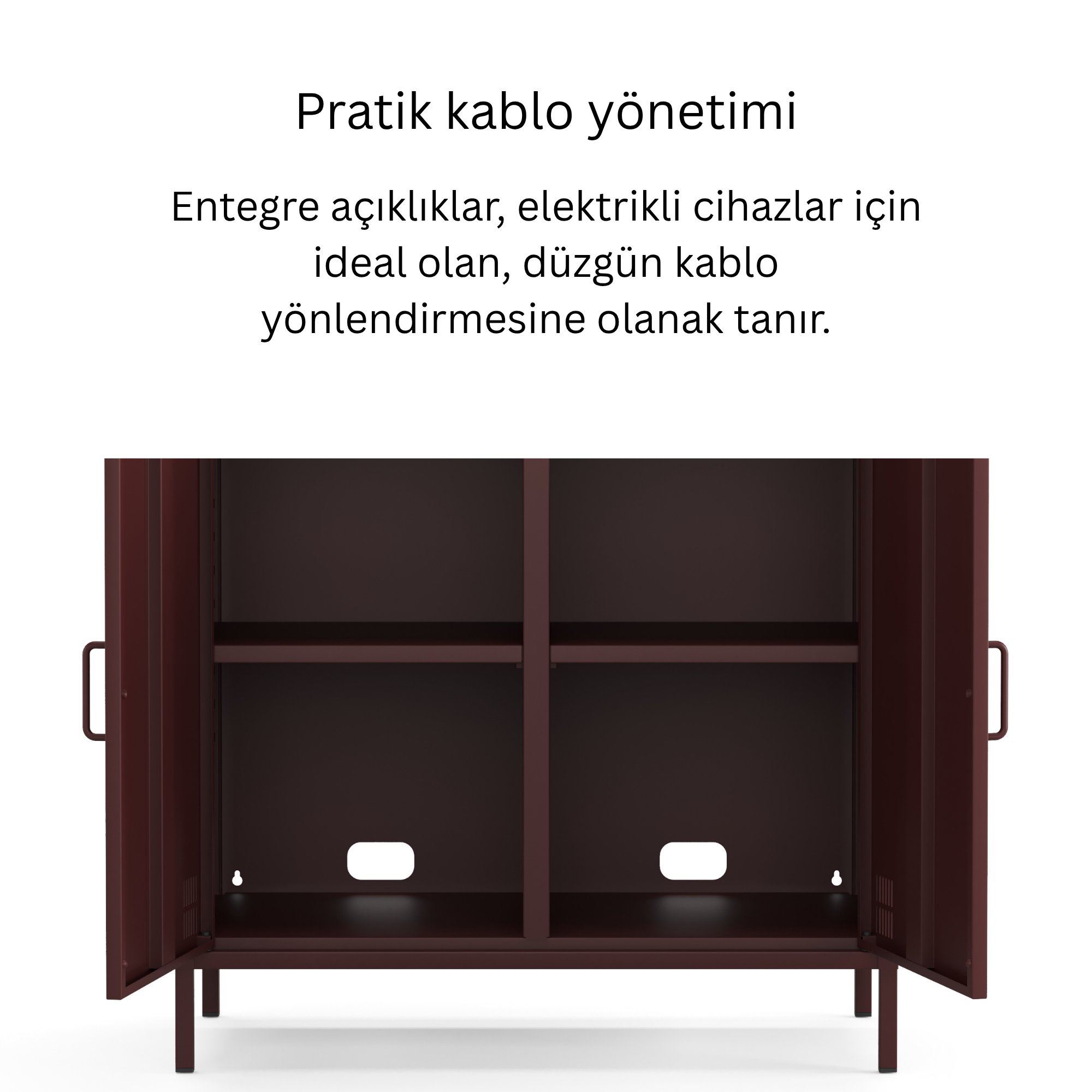 Pera Metal Dolap 2 Kapaklı