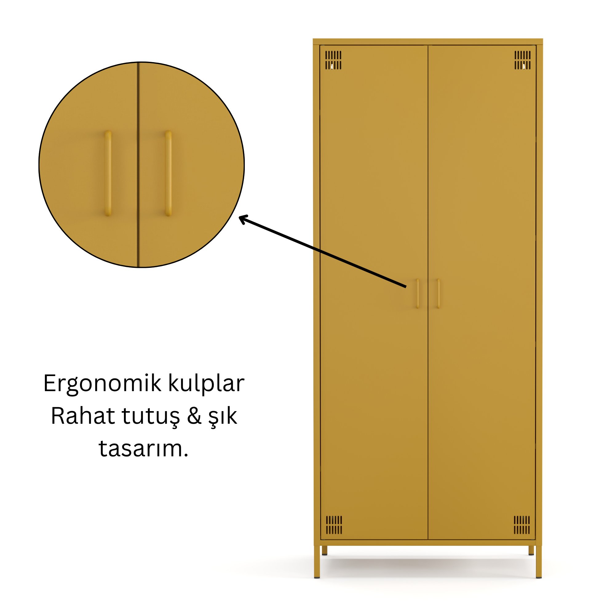 Pera Metal Elbise Dolabı
