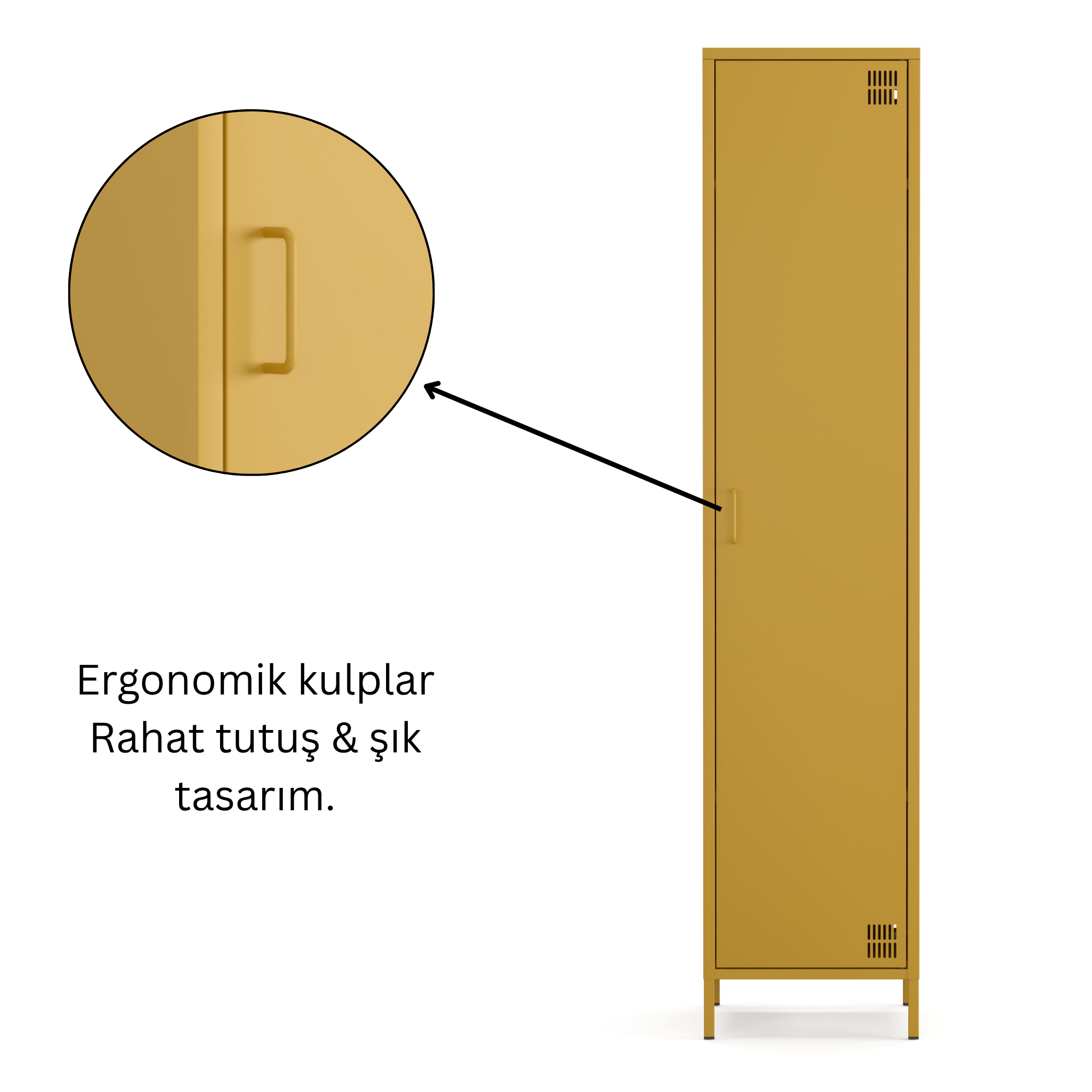 Pera Metal Elbise Dolabı
