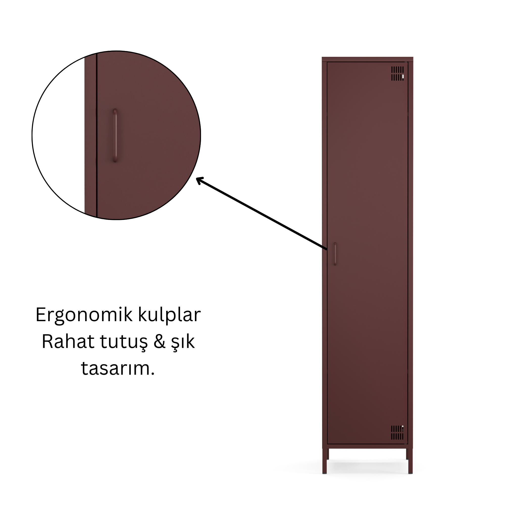 Pera Metal Elbise Dolabı