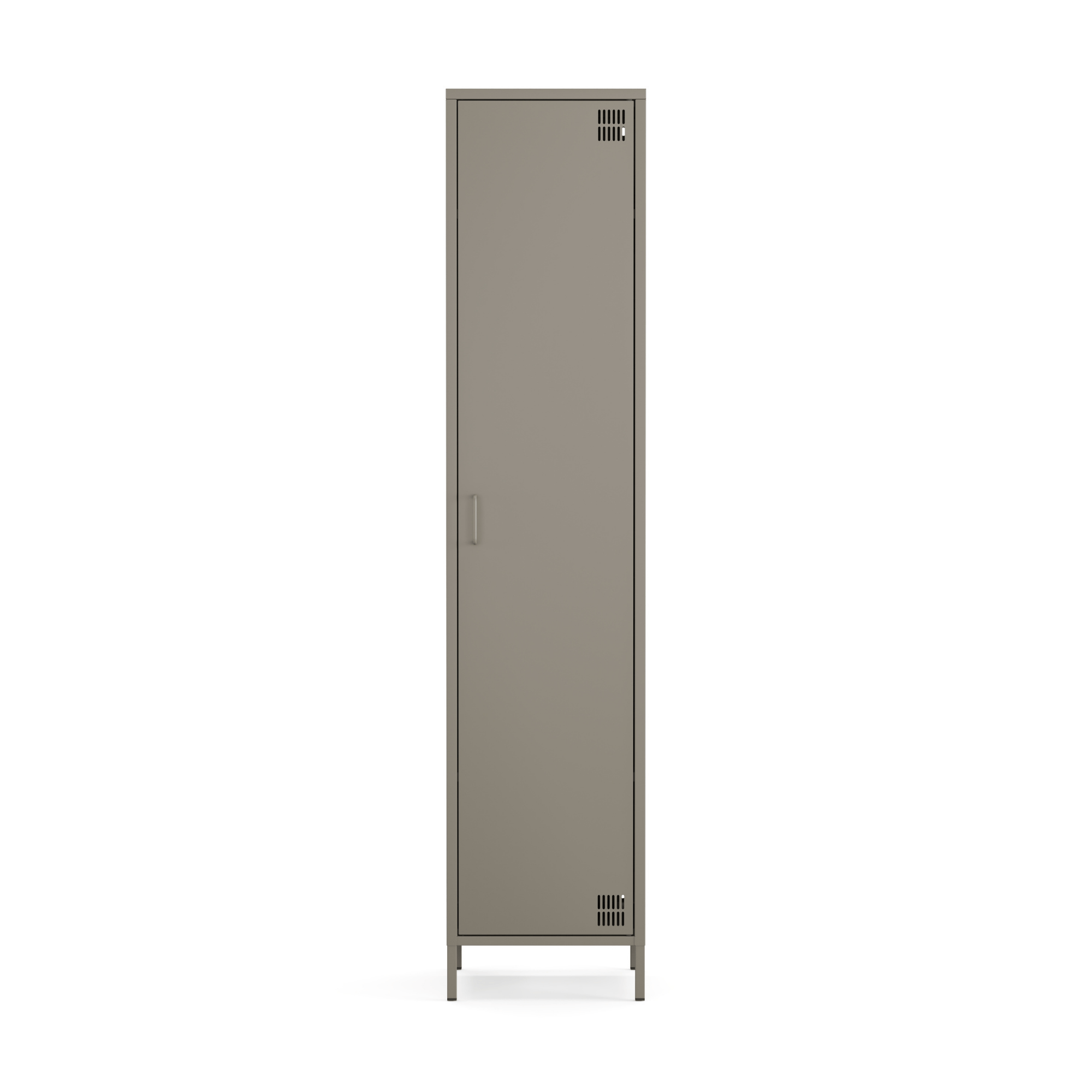 Pera Metal Elbise Dolabı, Soyunma Dolabı, Tek Kapılı, 41,50 x 40 x 189,50 cm - Ral 7039 Antrasit