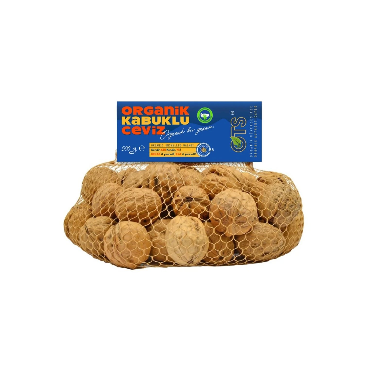 Organik Kabuklu Ceviz 500 g