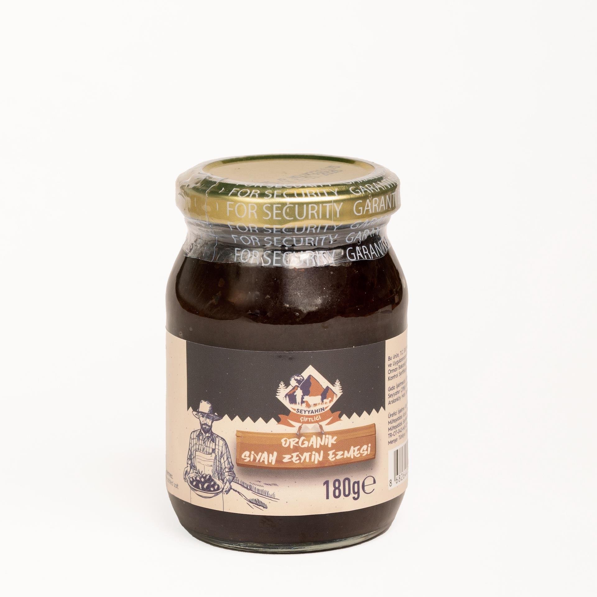Organik Siyah Zeytin Ezmesi