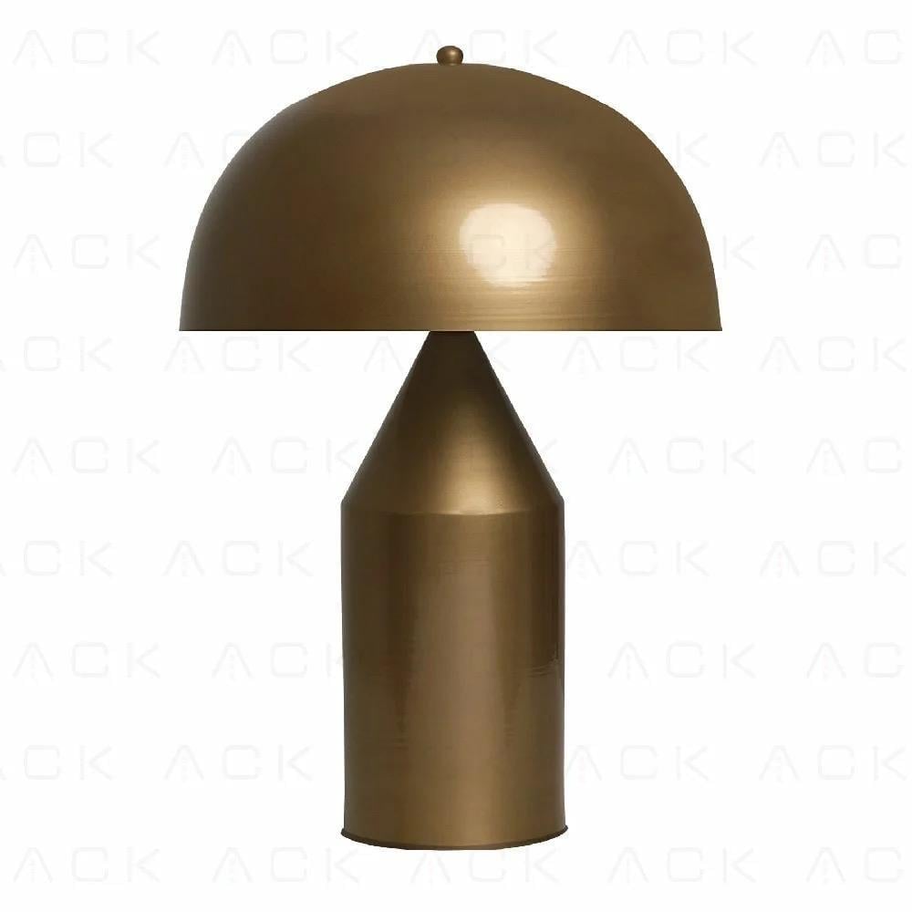 Ack Metal Masa Lambasi Bakir Gövde E27