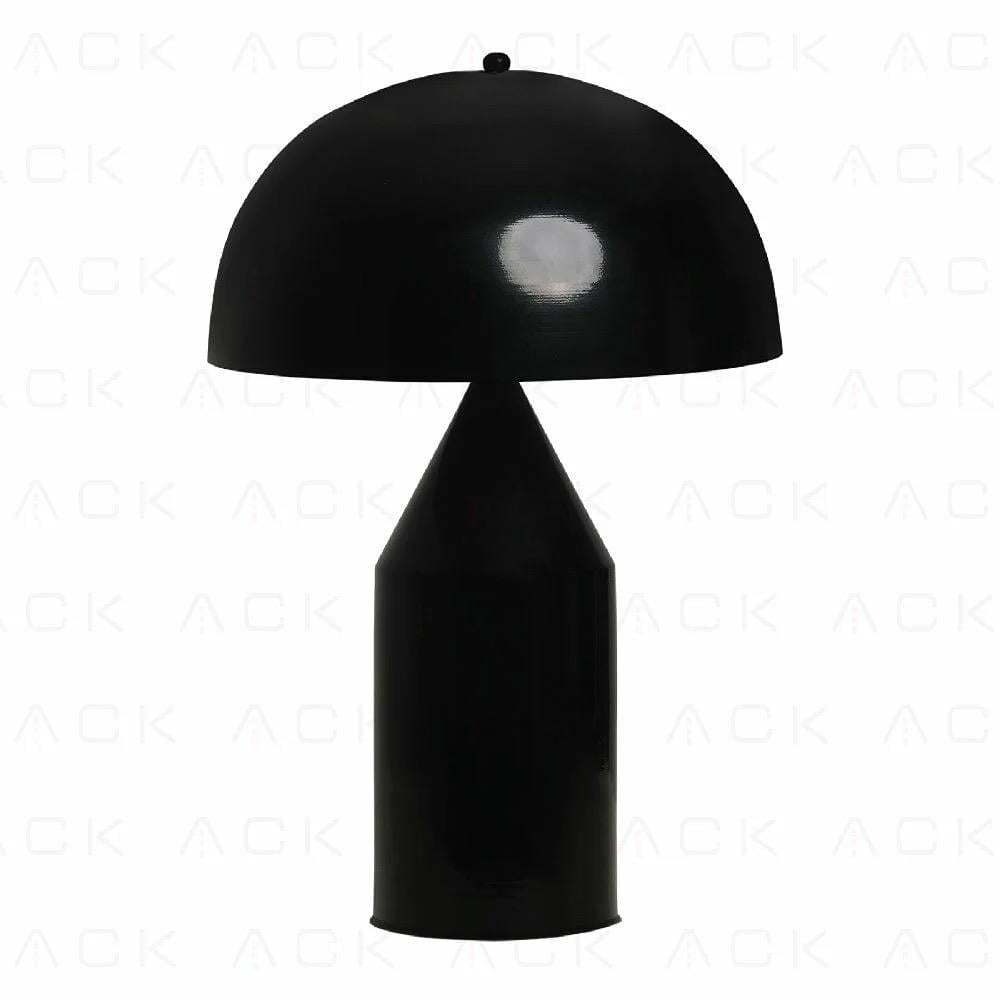 Ack Metal Masa Lambasi Siyah Gövde E27