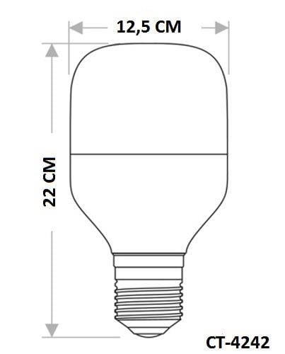 Cata 45 Watt E27 Duylu Torch Led Ampul CT-4242 Beyaz Işık